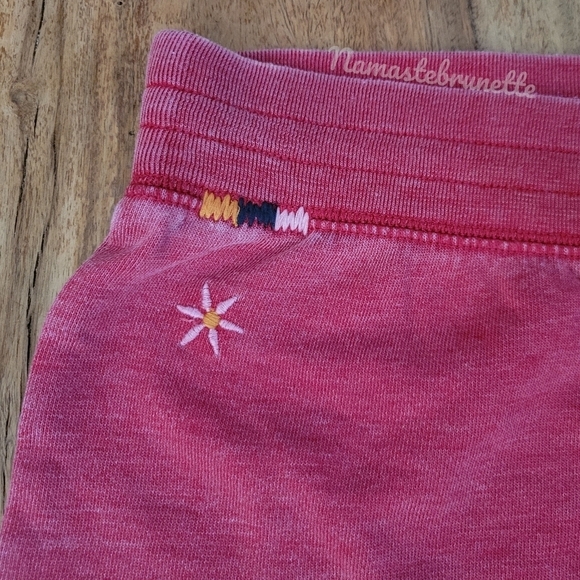 PJ Salvage Vintage Feels Embroidered Flower Lounge/PJ Shorts. NWT - Picture 7 of 11